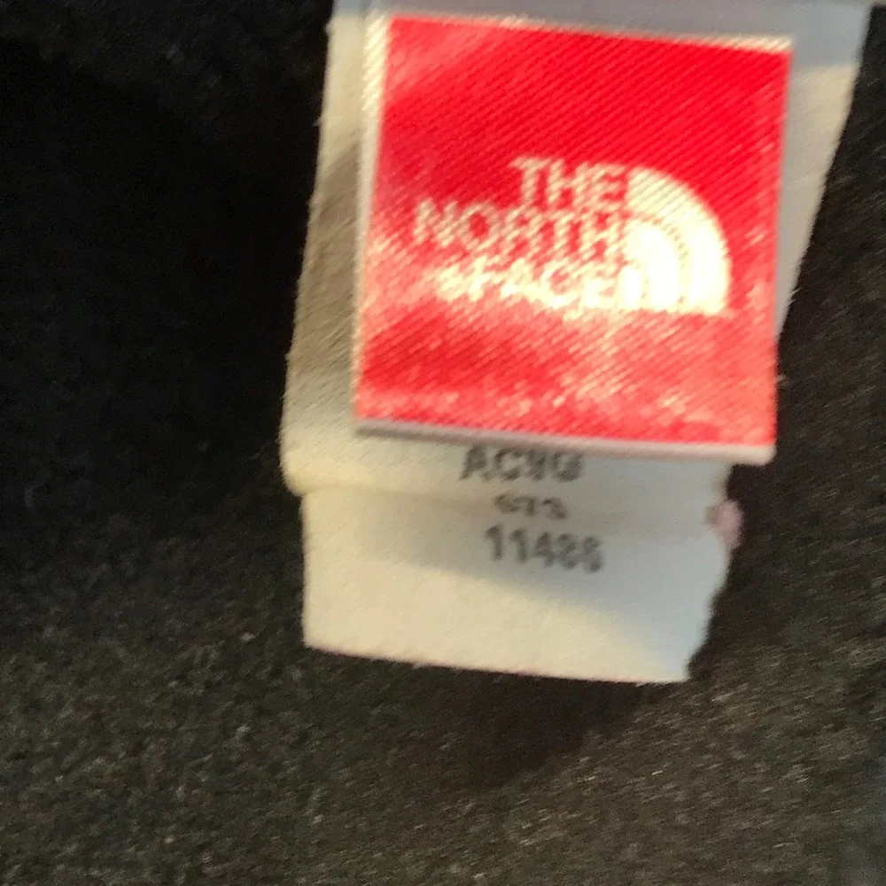The North Face Denali Fleece Jacket Boys XL Black Good Full Zip Mock Neck Coat